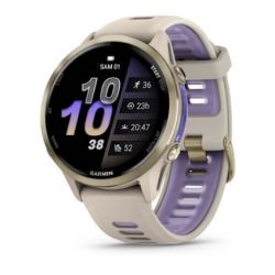 Garmin Forerunner 965 Amoled Titane Blanc et Gris