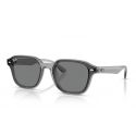 Ray-Ban RB4458D Transparent Grey - Dark Brown Lenses Cat.2