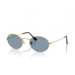 Ray-Ban Oval RB3547 Arista - Blue Lenses