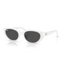 Ray-Ban RB4457D White - Dark Grey Lenses