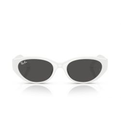 Ray-Ban RB4457D White - Dark Grey Lenses
