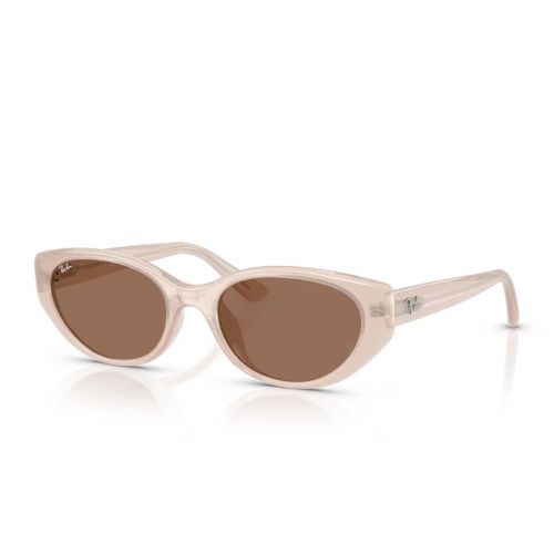 Ray-Ban RB4457D Opal Beige - Dark Brown Lenses