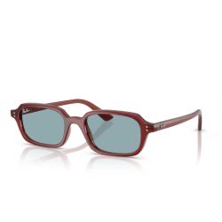 Ray-Ban RB4455 Zuri Rosty Brown - Blue Lenses