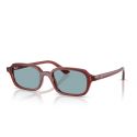 Ray-Ban RB4455 Zuri Rosty Brown - Blue Lenses