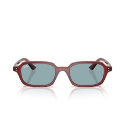 Ray-Ban RB4455 Zuri Rosty Brown - Blue Lenses