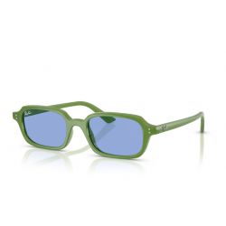Ray-Ban RB4455 Zuri Cloudy Jungle Green - Blue Lenses