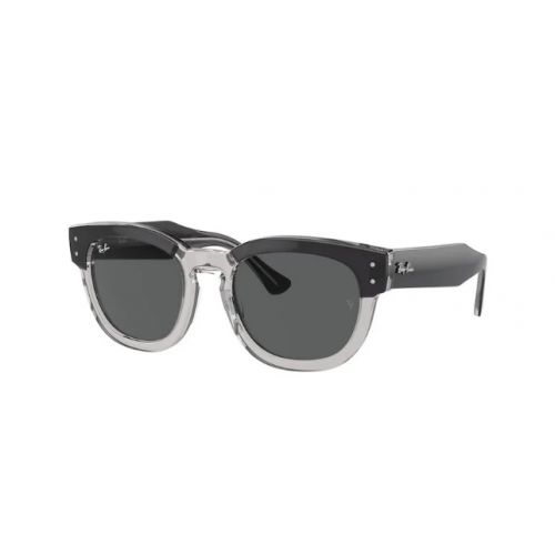 Ray-Ban Mega Hawkeye RB0298S Dark Gray On Transparent Gray - Dark Grey