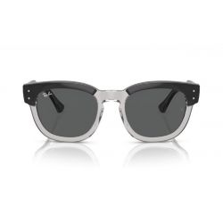 Ray-Ban Mega Hawkeye RB0298S Dark Gray On Transparent Gray - Dark Grey