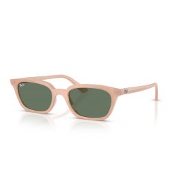 Ray-Ban RB4456 Zaya Cloudy Natural Pink - Dark Green Lenses
