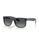 Ray-Ban Justin Rubber Blue - Gradient Grey Cat.3