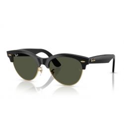 Ray-Ban Clubmaster Way Black on Gold - Green Lenses Cat.3