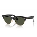 Ray-Ban Clubmaster Way Black on Gold - Green Lenses Cat.3