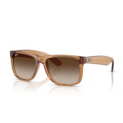 Ray-Ban Justin Rubber Beige - Gradient Brown Cat.3