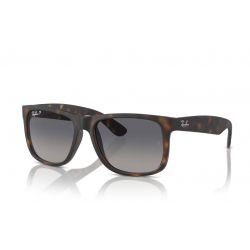 Ray-Ban Justin Rubber Havana - Grey Gradient Blue Polar Cat.2
