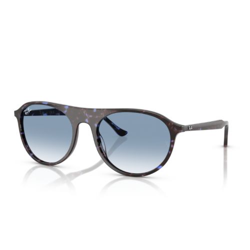 Ray-Ban RB2215 Havana Blue Turtle - Clear Gradient Blue