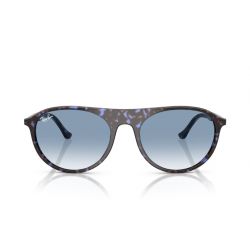 Ray-Ban RB2215 Havana Blue Turtle - Clear Gradient Blue