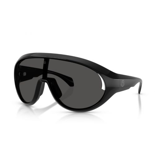 Moncler Contrast ME8010 Shiny Black - Dark Grey Solid