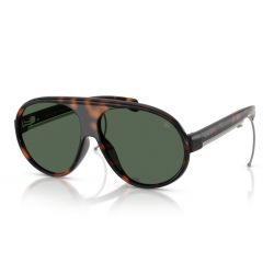 Moncler Vantaj ME8007U Shiny Havana - Dark Green Solid