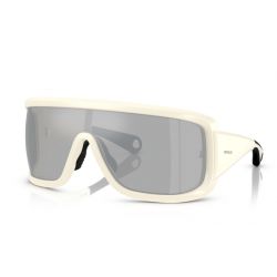 Moncler Snowseeker ME8003 Matte Butter - Clear Mirror Silver