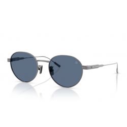 Moncler Subtila ME4006TD Shiny Gun Metal - Solid Dark Blue