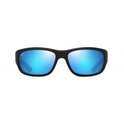 Maui Jim Maukele Matte Black/Blue - Blue Hawaii