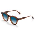 Pantos Paris CROWN Sun Crysal Brown Blue Gradient