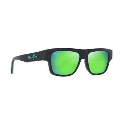 Maui Jim Kokua Matte Black w/Gradient Effect Mauigreen 3P