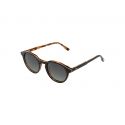 Komono The Nigel Black Fire - Green Gradient Polarized Lenses