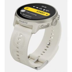 Suunto RUN Frost Gray - bracelet en silicone avec la marque SUUNTO