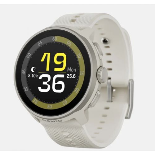 Suunto RUN Frost Gray - bracelet en silicone avec la marque SUUNTO