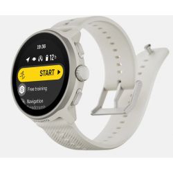 Suunto RUN Frost Gray - bracelet en silicone avec la marque SUUNTO