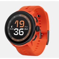 Suunto RUN Coral Orange - bracelet en silicone avec la marque SUUNTO