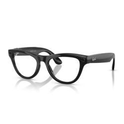 Ray-Ban Meta Skyler Shiny Black - Transitions Amethyst