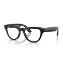 Ray-Ban Meta Skyler Shiny Black - Transitions Amethyst