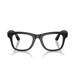 Ray-Ban Meta Wayfarer Matte Black Transitions Graph Green
