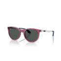 Ray Ban Junior RJ9082S Junior Transparent Violet - Dark Grey Lenses