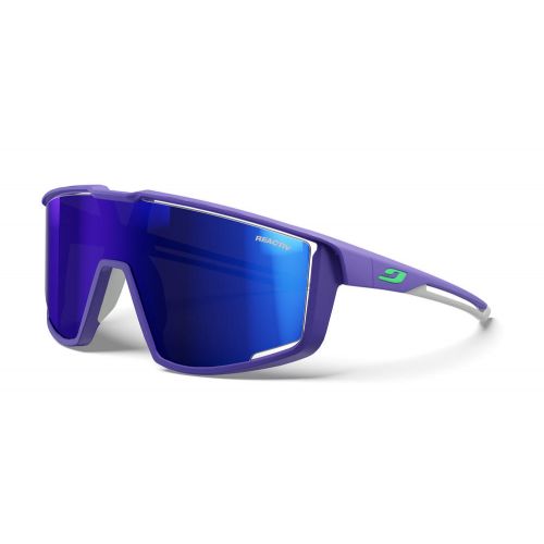 Julbo Fury Watt'Ever Collection Noir/Bleu Mat Violet/Gris/Vert - Reactiv High Contrast 1-3