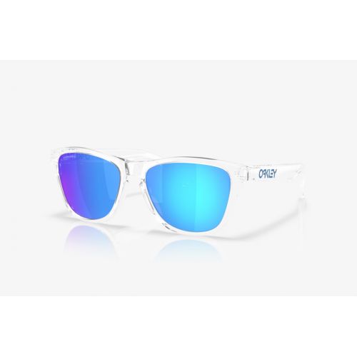 Oakley Frogskins S Polished Clear - Prizm Sapphire