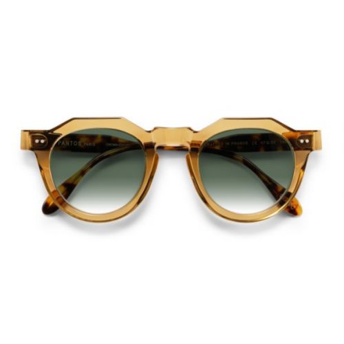 Pantos Paris CROWN Sun Crystal Gold & Antique Havana