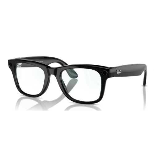 Ray-Ban Meta Wayfarer Large Shiny Clear Lens