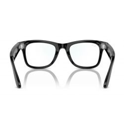 Ray-Ban Meta Wayfarer Large Shiny Black G15 Green Lens