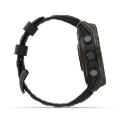 Garmin Fénix 8 PRO AMOLED/LTE - 51mm - Sapphire, Titane Carbon Gray DLC avec bracelet noir