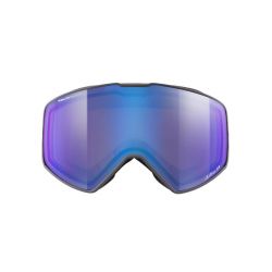 Julbo Masque de ski Cyrius-X Noir / Gris - Reactiv Polarized 2-4 Flash Bleu
