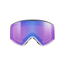 Julbo Masque de ski Cyrius-X Blanc / Noir - Reactiv Glare Control 1-3 Flash Bleu