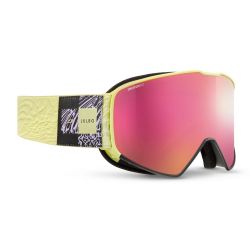 Julbo Masque de ski Cyrius-X Jaune / Noir - Spectron 3 Flash Rose