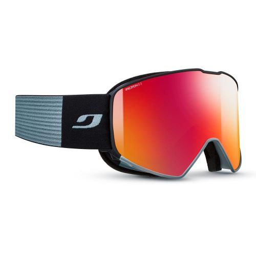 Julbo Masque de ski Cyrius-X Gris / Noir - Spectron 3 Flash Rouge