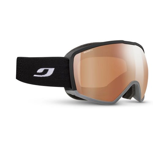 Julbo Masque de ski Hit Noir / Gris - Reactiv Polarized 2-4 Flash Bleu