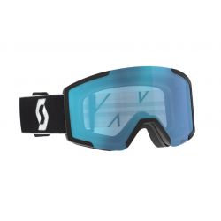 Scott Shield Black/White AMP Aurora Green Chrome S1