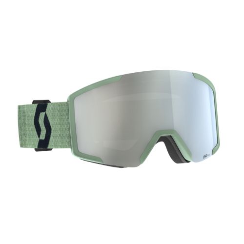 Scott Shield Soft Green/Black AMP White Chrome S2