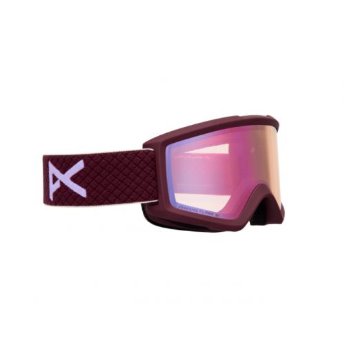 Anon Helix 2.0 Deep Cherry Perceive Cloudy Pink + Bonus Lens